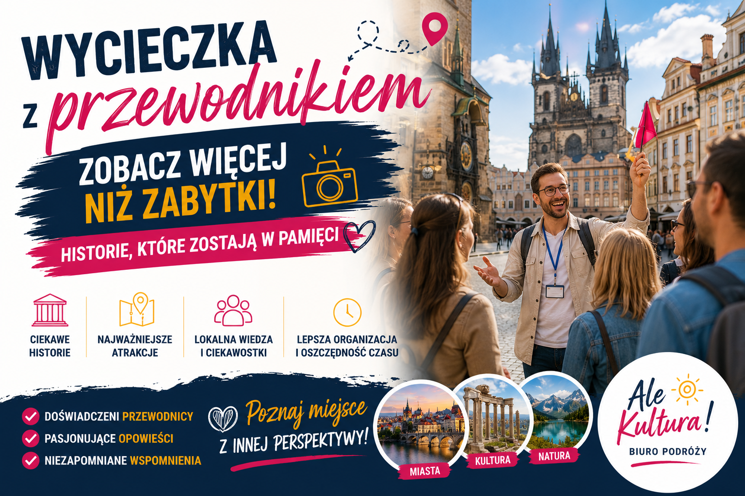 Wycieczka z przewodnikiem — dlaczego zwiedzanie z opowieścią zostaje w pamięci na dłużej?