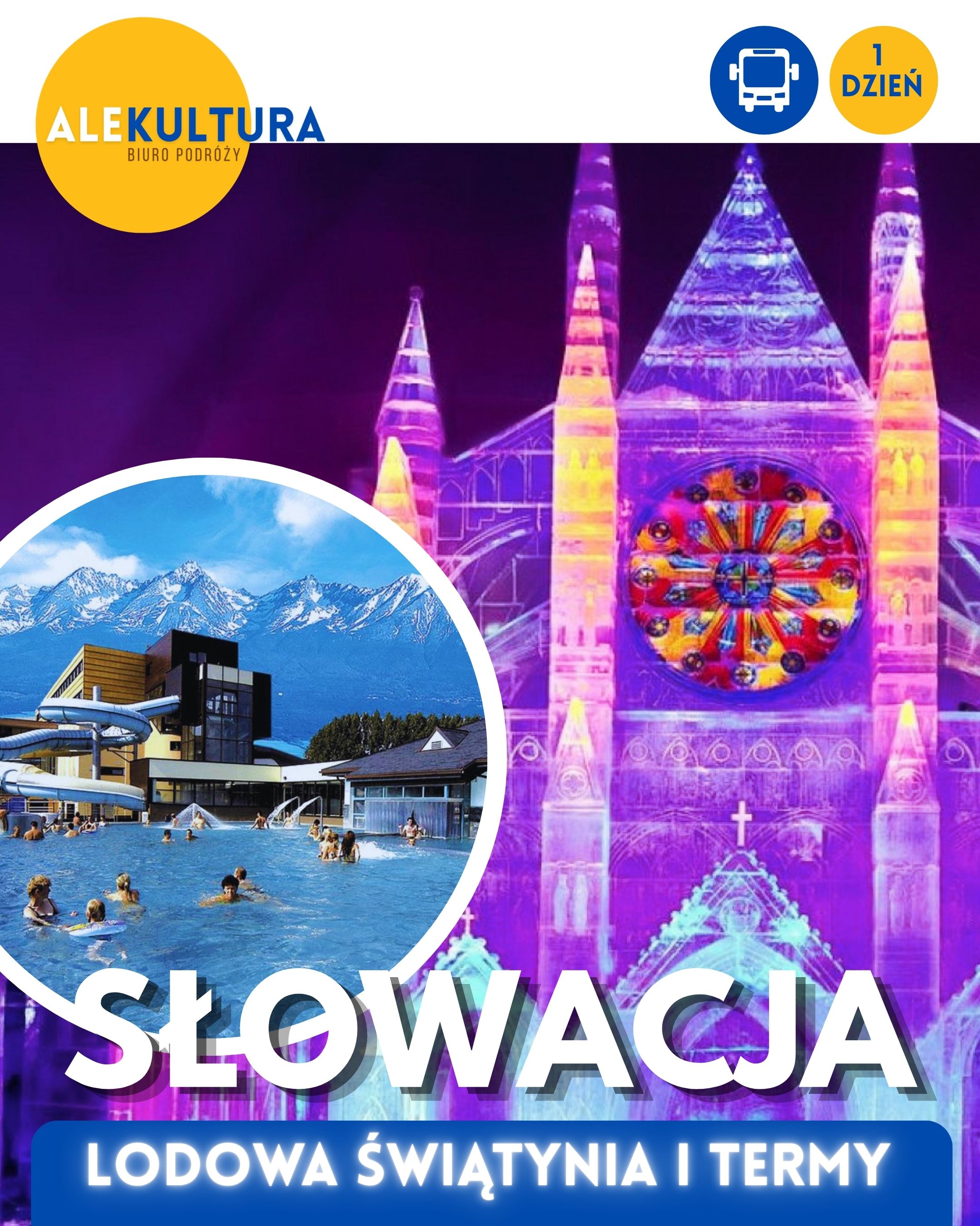 Lodowe Tatry i Gorące Termy – Hrebienok + AquaCity Poprad