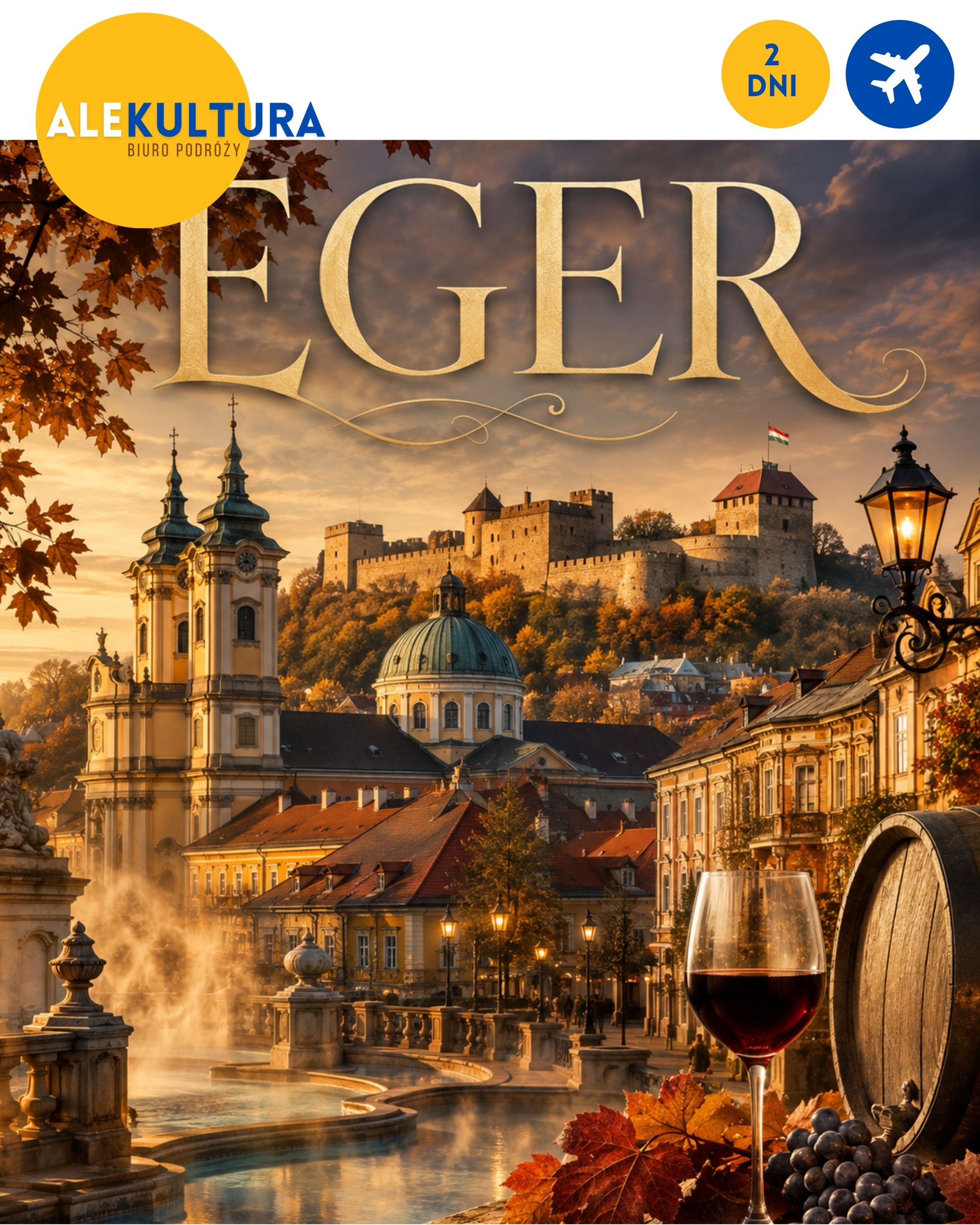 Eger - wino, termy i węgierskie podziemia