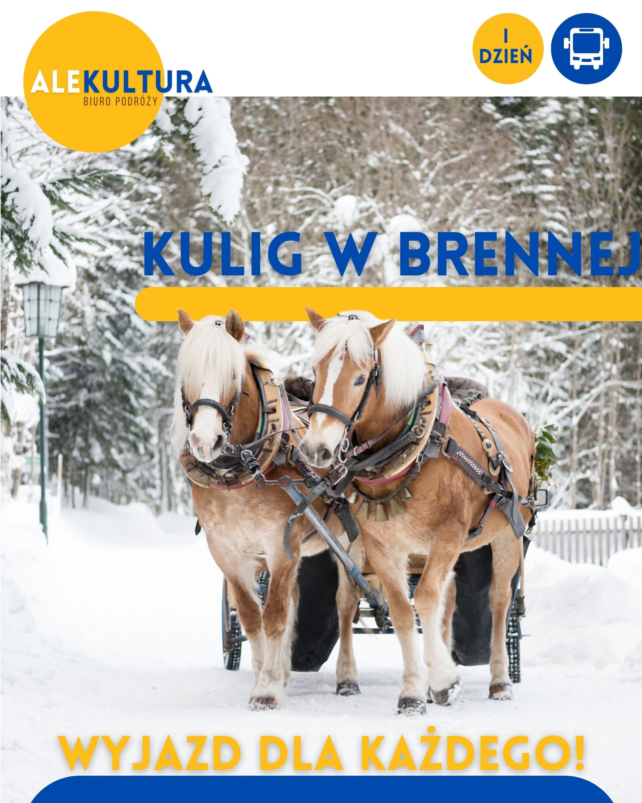 Kulig w Brennej i Chata Chlebowa
